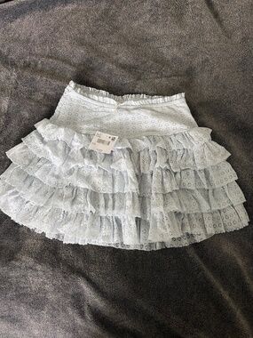 NWT American Eagle light blue lace skirt XS